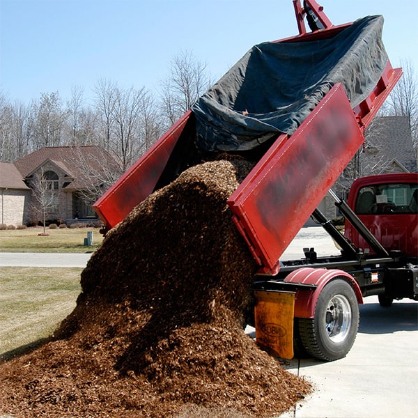 we offer various types of mulch for delivery, including hardwood, pine, and cedar mulch